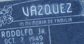 Rodolfo Vazquez, Jr on Sysoon