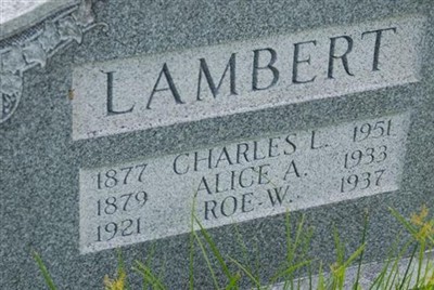 Roe W Lambert on Sysoon