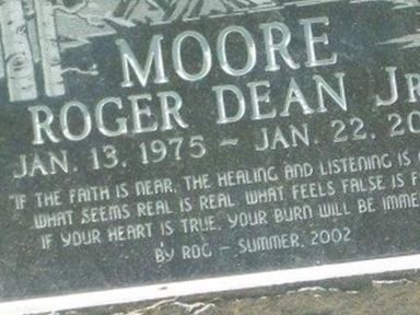 Roger Dean Moore, Jr on Sysoon