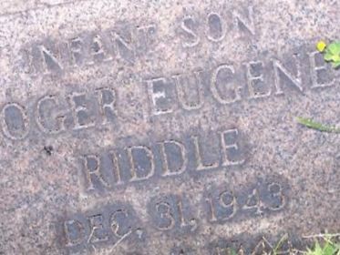 Roger Eugene Riddle on Sysoon