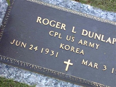 Corp Roger L. Dunlap on Sysoon