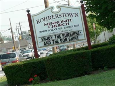 Rohrerstown Mennonite Cemetery on Sysoon