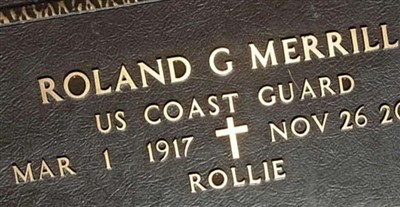 Roland G "Rollie" Merrill on Sysoon