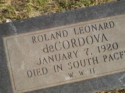 Roland Leonard de Cordova on Sysoon