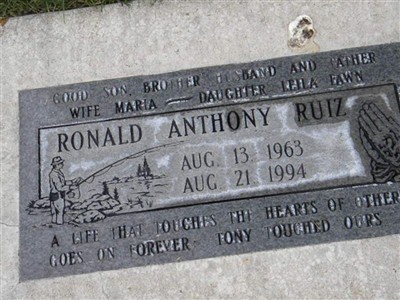 Ronald Anthony Ruiz on Sysoon