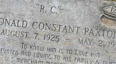 Ronald Constant "R.C." Paxton, Sr on Sysoon
