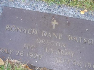 Ronald Dane Watson on Sysoon