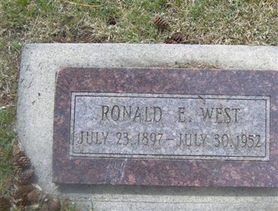 Ronald Edward West on Sysoon
