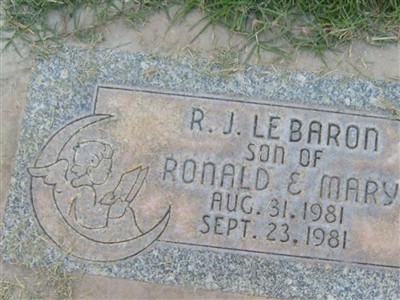Ronald John Lebaron, Jr on Sysoon