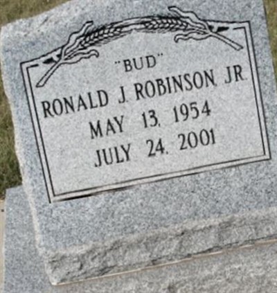 Ronald Joseph "Bud" Robinson, Jr on Sysoon