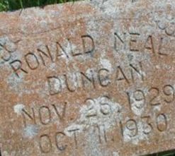 Ronald Neal Duncan on Sysoon