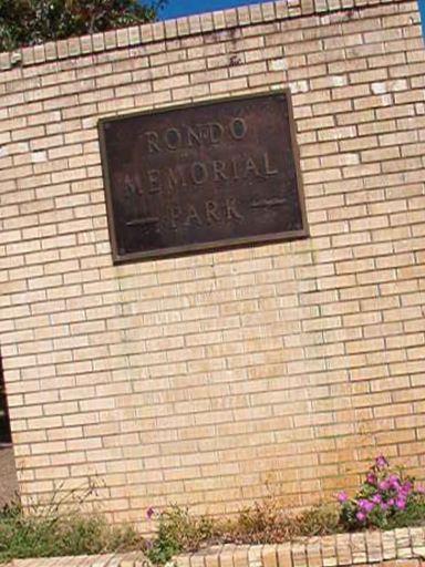 Rondo Memorial Park Cemetery on Sysoon