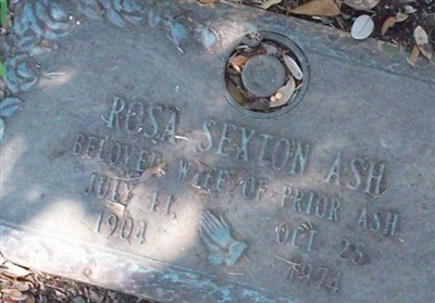 Rosa Dell Sexton Ash on Sysoon