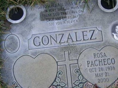 Rosa Pacheco Gonzalez on Sysoon