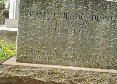 Rosabelle Shryock Quantz on Sysoon