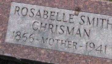 Rosabelle Smith Chrisman on Sysoon