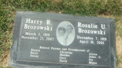 Rosalie U Brozowski on Sysoon