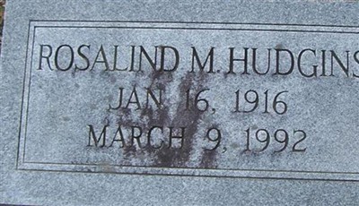 Rosalind M Hudgins on Sysoon
