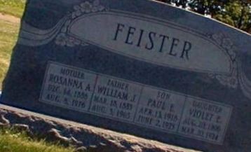 Rosanna Annie Armer Feister on Sysoon
