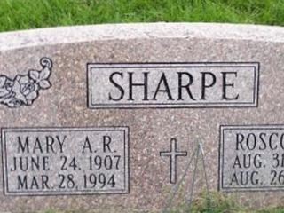 Roscoe A. Sharpe on Sysoon