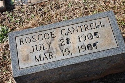 Roscoe Cantrell on Sysoon