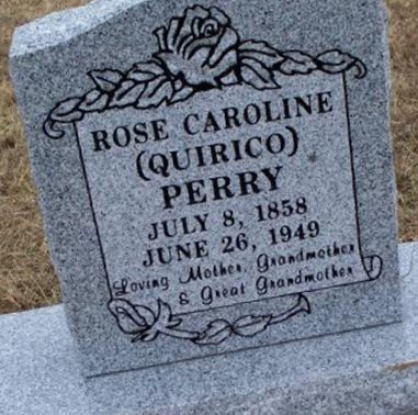 Rose Caroline Quirico Perry on Sysoon