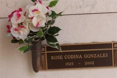 Rose Codina Gonzales on Sysoon