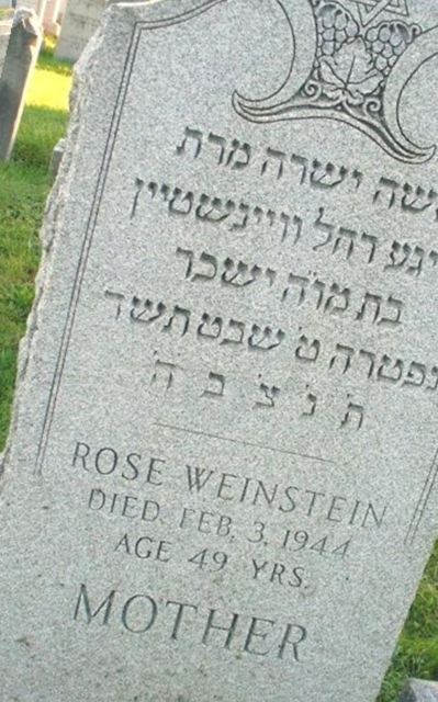 Rose Weinstein on Sysoon