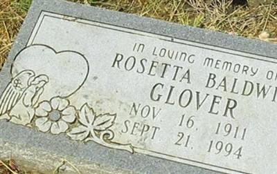 Rosetta Baldwin Glover on Sysoon