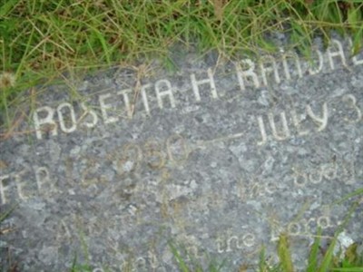Rosetta H Randall on Sysoon