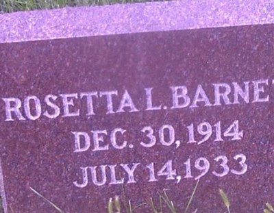 Rosetta L Barnett on Sysoon