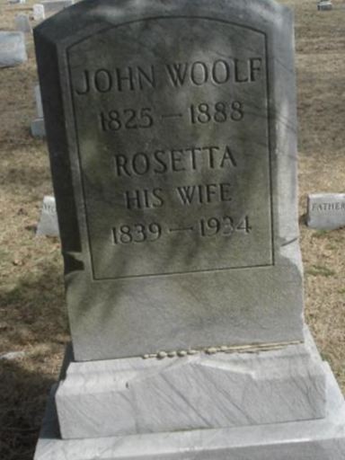 Rosetta Miller Woolf on Sysoon