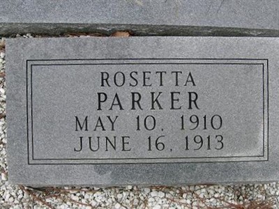 Rosetta Parker on Sysoon