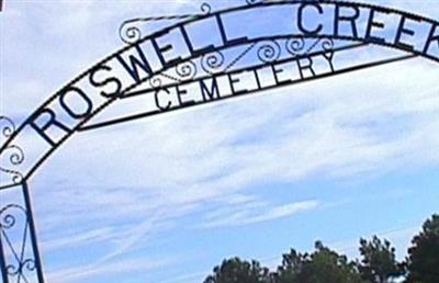 Roswell Creek Cemetery on Sysoon