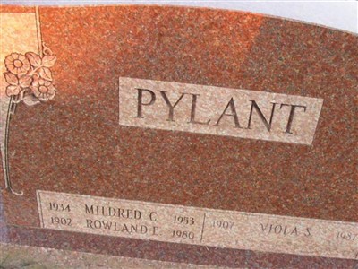 Rowland E Pylant on Sysoon