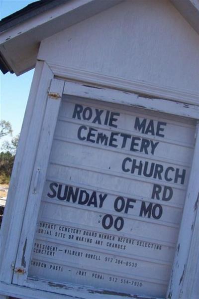 Roxie Mae Cemetery on Sysoon