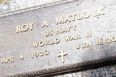 Roy A. Matlock on Sysoon