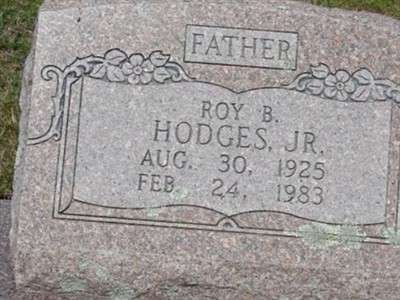 Roy B Hodges, Jr on Sysoon