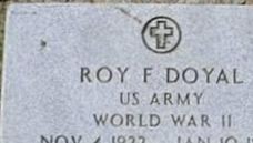 Roy F Doyal, Find a grave on Sysoon Roy F Doyal on Sysoon