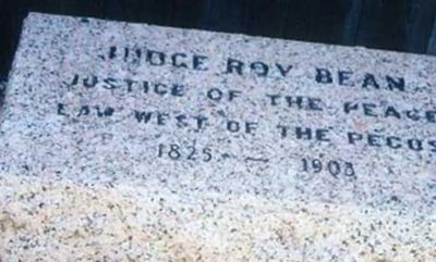 Roy "Judge" Bean on Sysoon