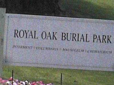 Royal Oak Burial Park Cemetery on Sysoon