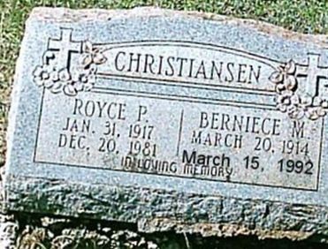 Royce Preston Christiansen on Sysoon