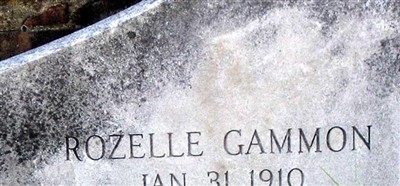 Rozelle Gammon Singleton on Sysoon