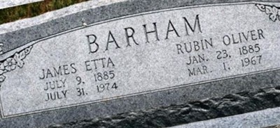 Rubin Oliver Barham on Sysoon