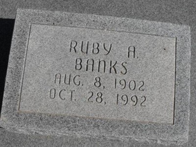 Ruby A. Banks on Sysoon