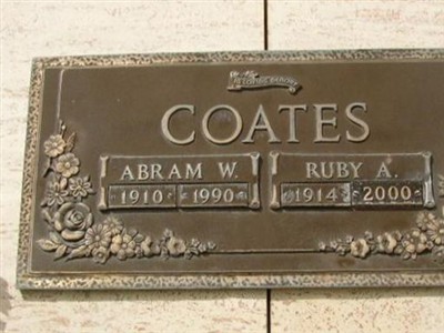 Ruby A. Coates on Sysoon