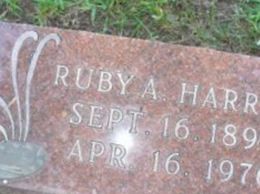 Ruby A. Harris on Sysoon