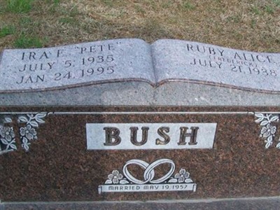 Ruby Alice (Frederick) Bush on Sysoon