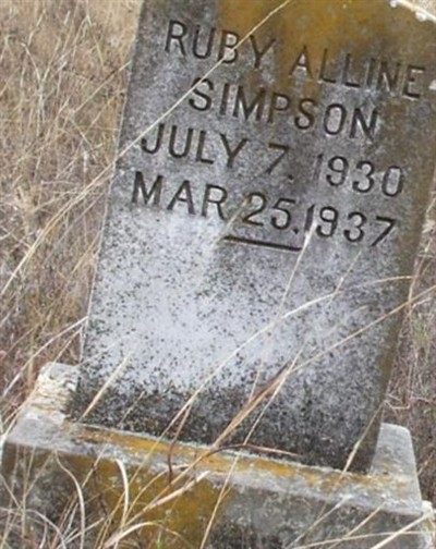 Ruby Alline Simpson on Sysoon