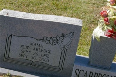 Ruby Arledge Scarbrough on Sysoon
